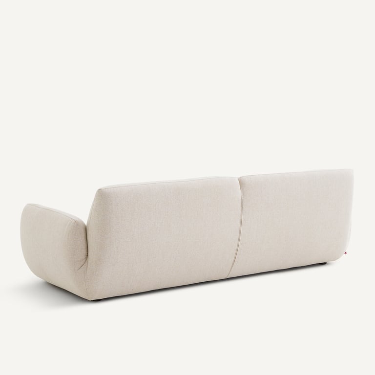 SPOGANO canapé 3 places en tweedé beige - Vue supplémentaire 3