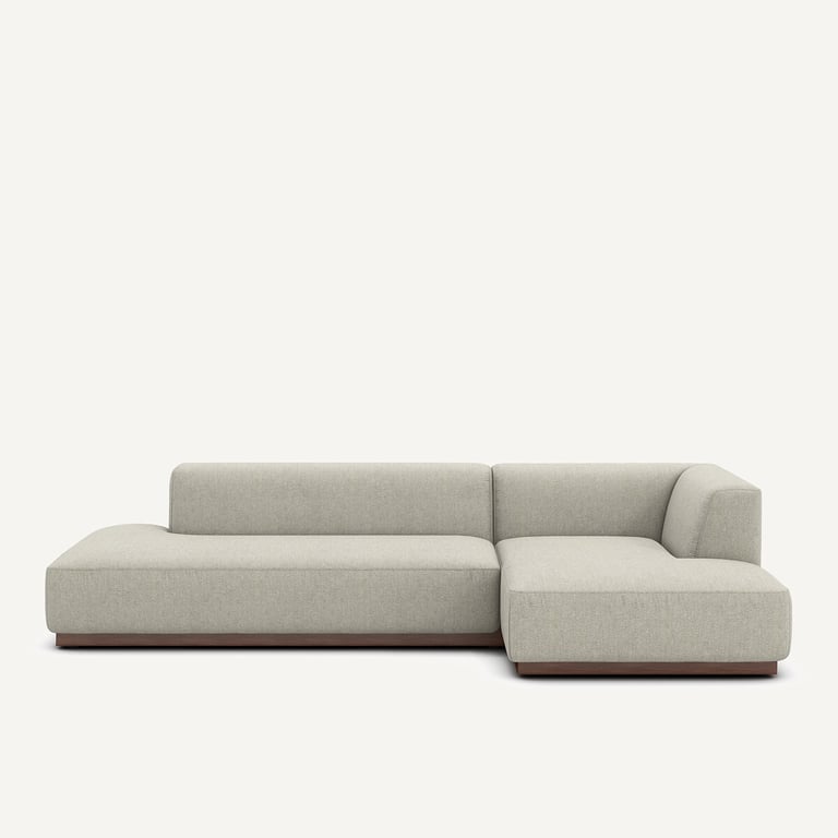 Produit similaire: Jacopo canapé d'angle fixe droit XL 4 places en tweedé beige