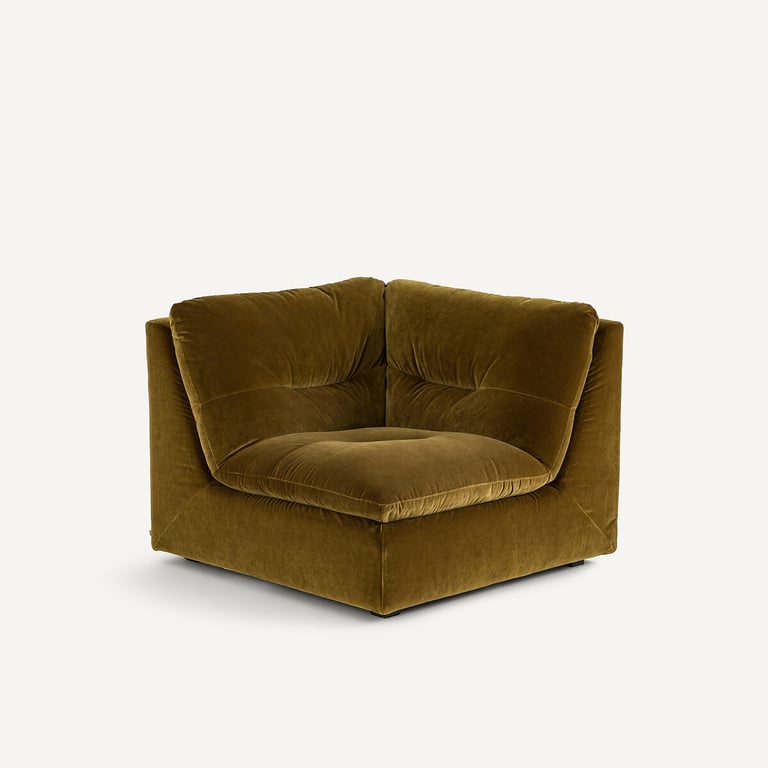 Produit similaire: Giuliano canapé 1 place velours vert