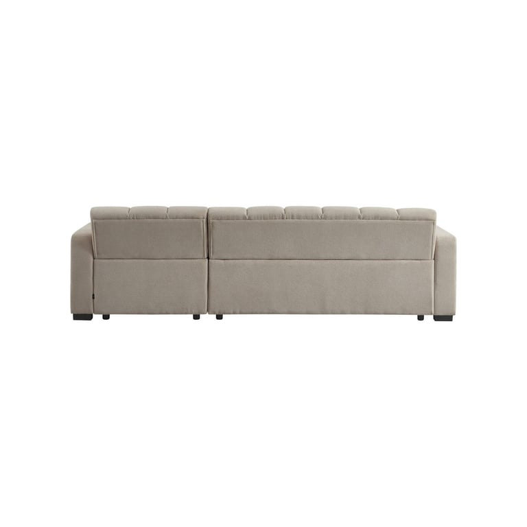 Dot - Canapé d'angle réversible 3 places tissu beige - Vue supplémentaire 2