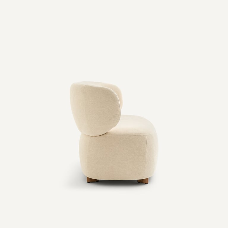 Modalie - Banquette 2 places velours beige - Vue supplémentaire 3