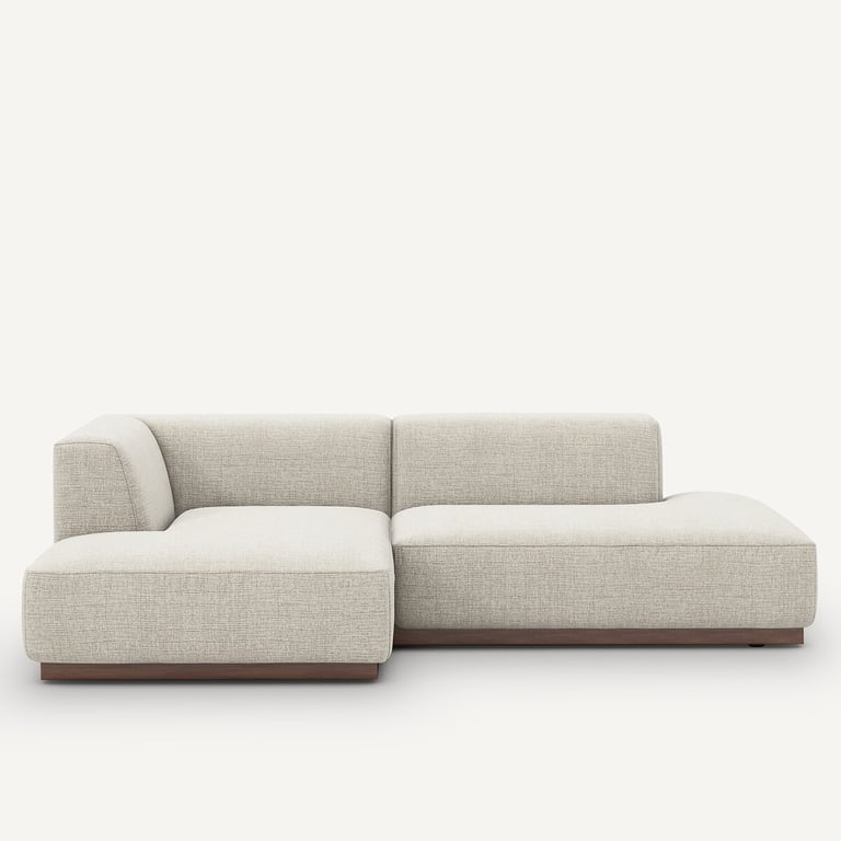 Produit similaire: Jacopo canapé d'angle fixe 4 places tissu chiné beige
