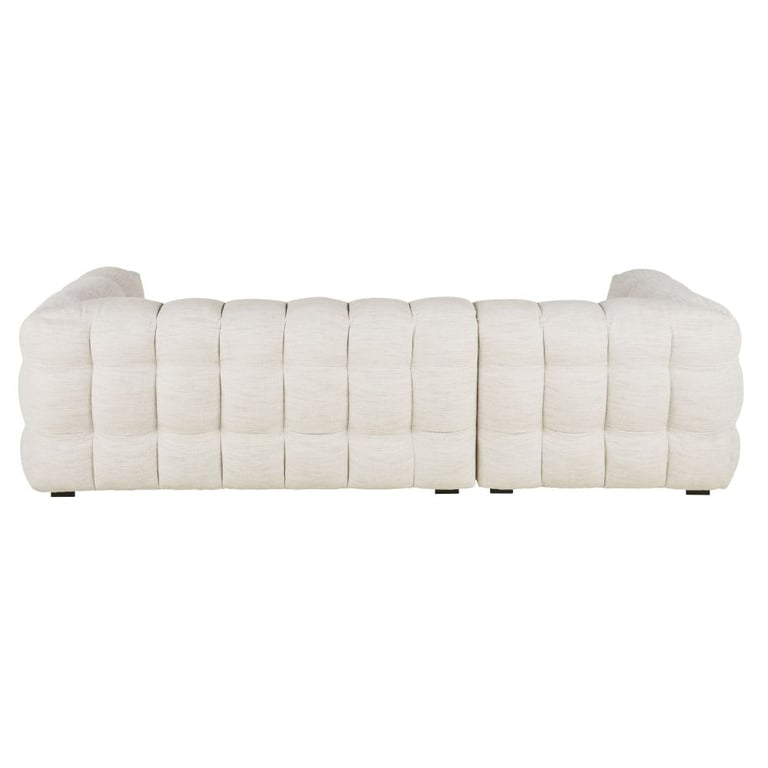 Lilo - Canapé d'angle gauche 4 places tissu beige - Vue supplémentaire 3