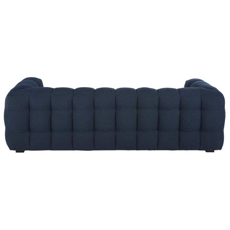 Lilo - Canapé 3 places tissu bouclette bleu - Vue supplémentaire 3