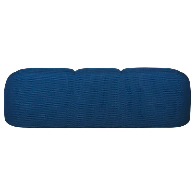 Play - Canapé 3 places tissu texturé bleu - Vue supplémentaire 3