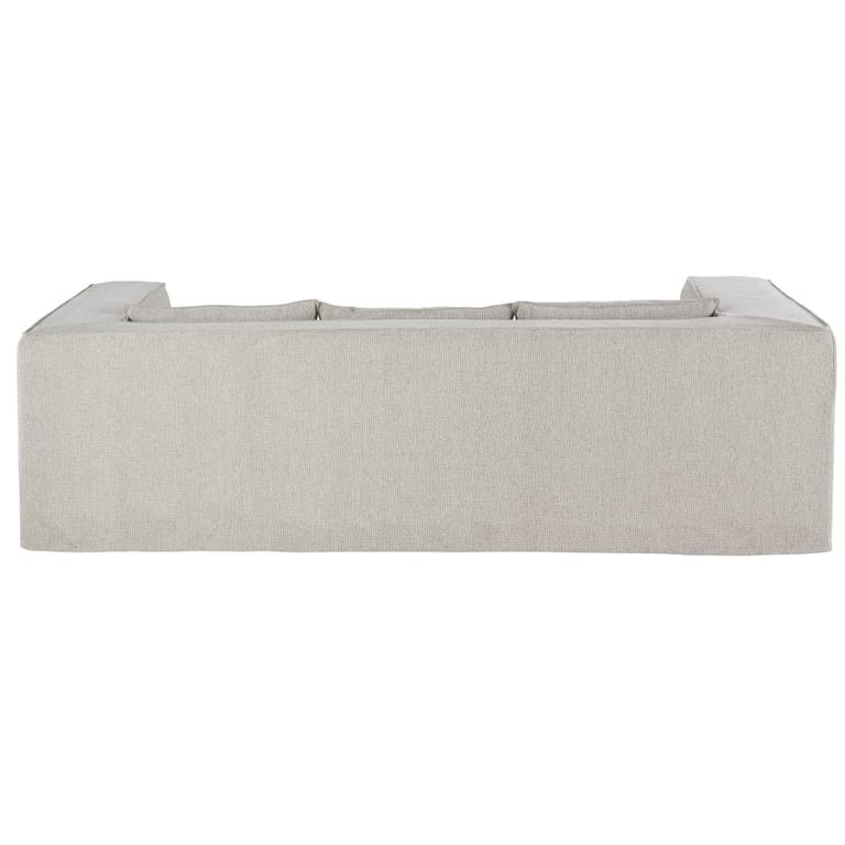 Lena - Canapé 3 places tissu texturé gris - Vue supplémentaire 3