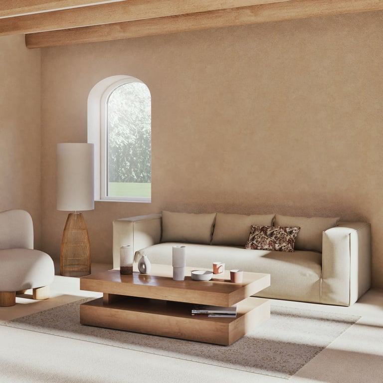 Produit similaire: Lena - Canapé 3 places tissu texturé beige