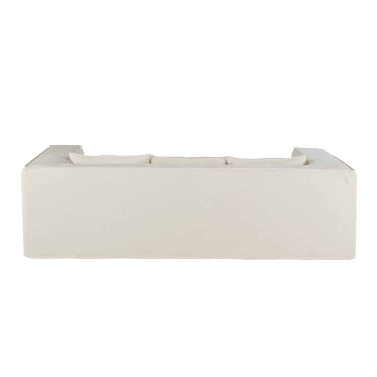 Lena - Canapé 3 places tissu texturé beige - Vue supplémentaire 3