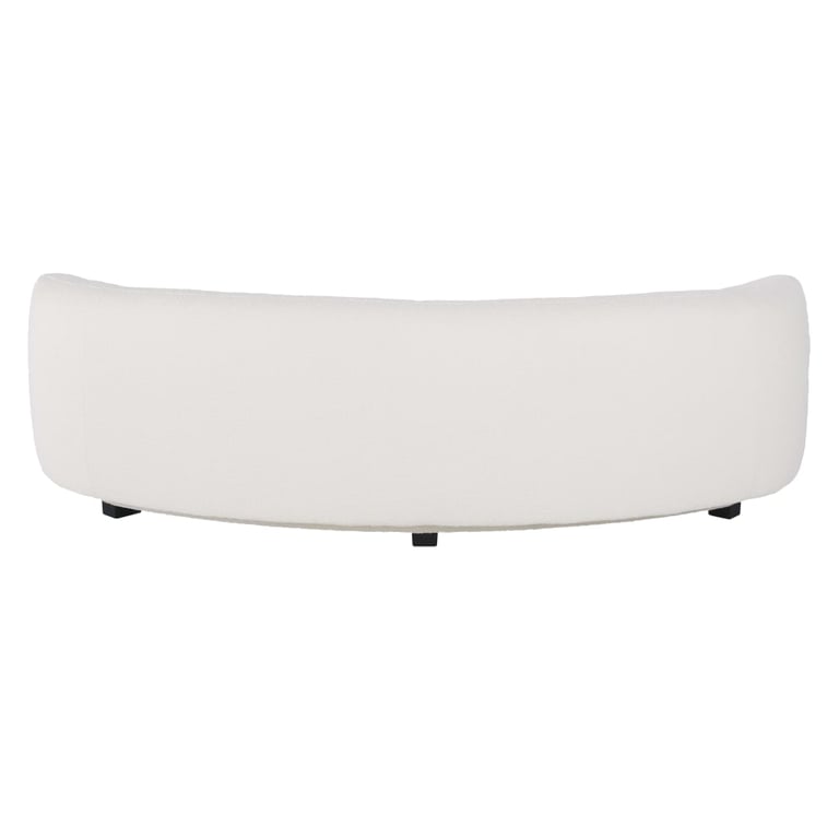 Curve - Canapé 3 places tissu bouclette beige - Vue supplémentaire 3