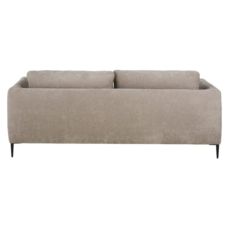 Benett - Canapé 3 places velours beige - Vue supplémentaire 3