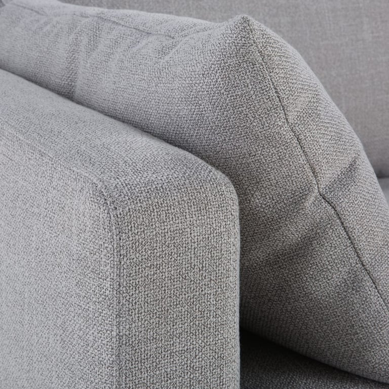 Julian - Canapé 3 places tissu gris - Vue supplémentaire 3