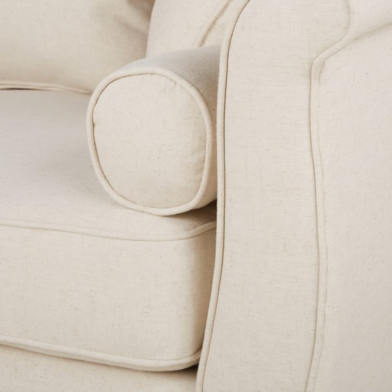 Louise - Canapé 3 places tissu beige - Vue supplémentaire 3
