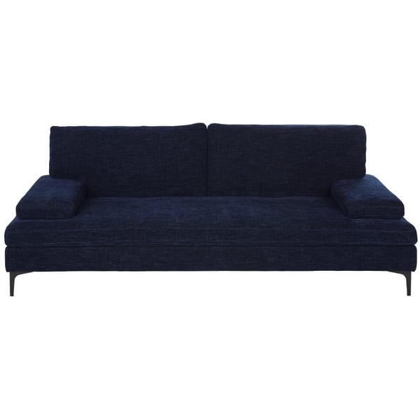 Oward - Canapé 3 places tissu texturé bleu