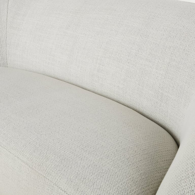 Mallow - Canapé 3 places tissu texturé gris - Vue supplémentaire 3