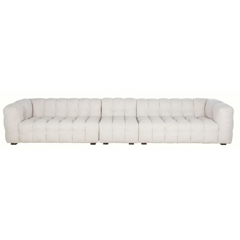Lilo - Canapé 6 places tissu beige - Vue supplémentaire 3