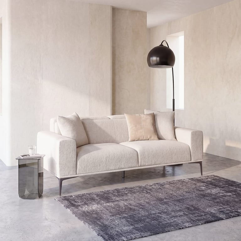 Produit similaire: Tokyo - Canapé 2 places tissu texturé beige