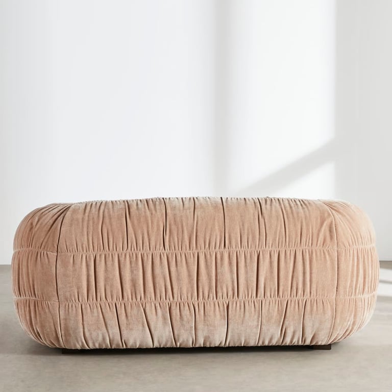 Dixon - Canapé 2 places tissu beige - Vue supplémentaire 3