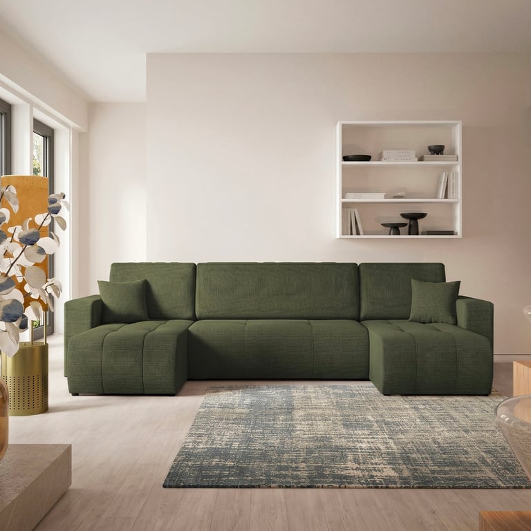 Produit similaire: Canapé en u 5 places vert