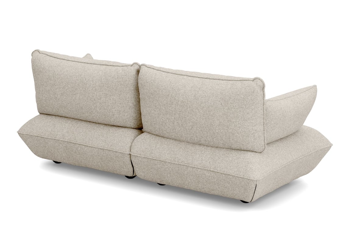 Sumo - Canapé 3 places tissu bouclette beige - Vue supplémentaire 3