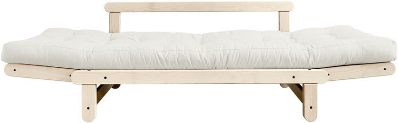 Beat - Canapé convertible 2 places tissu blanc - Vue supplémentaire 3