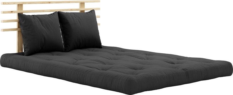 Shin Sano - Canapé convertible 2 places tissu gris - Vue supplémentaire 2