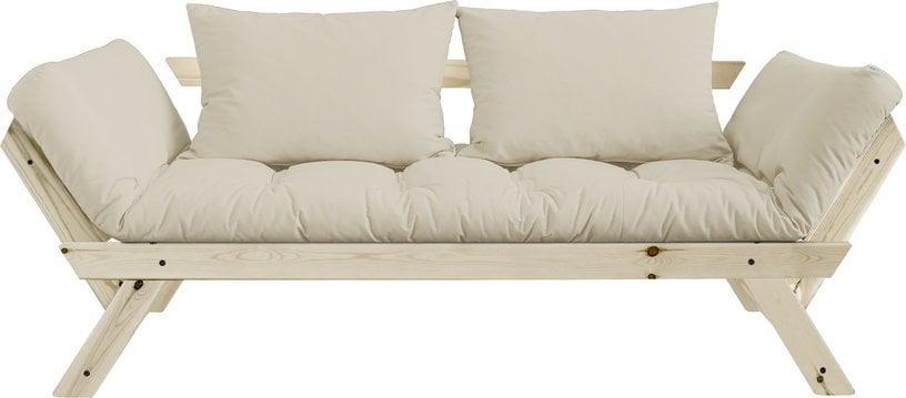 Bebop - Canapé convertible 2 places tissu beige - Vue supplémentaire 1