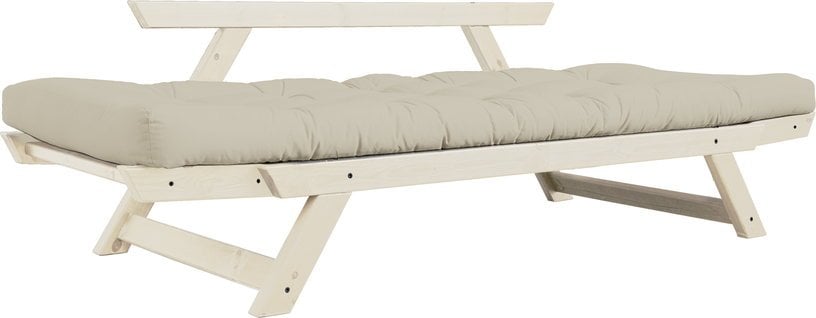 Bebop - Canapé convertible 2 places tissu beige - Vue supplémentaire 2