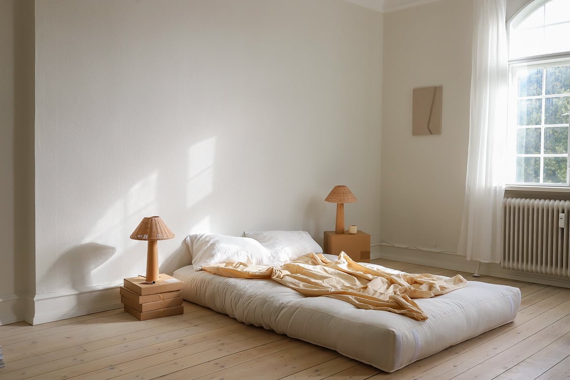 Hippo - Canapé convertible 2 places tissu beige - Vue supplémentaire 3