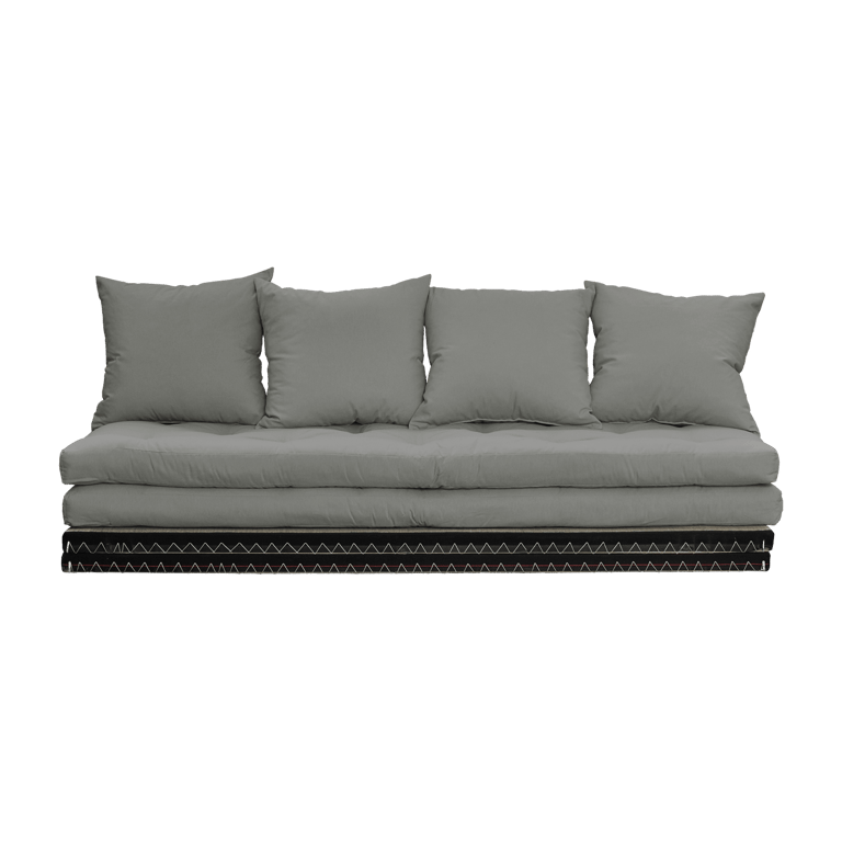 Chico - Canapé convertible 2 places tissu gris - Vue supplémentaire 1