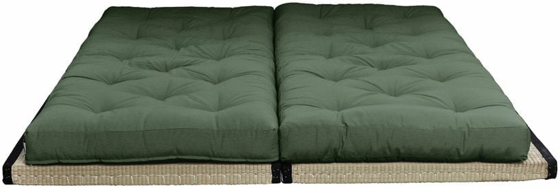 Chico - Canapé convertible 3 places tissu vert - Vue supplémentaire 2