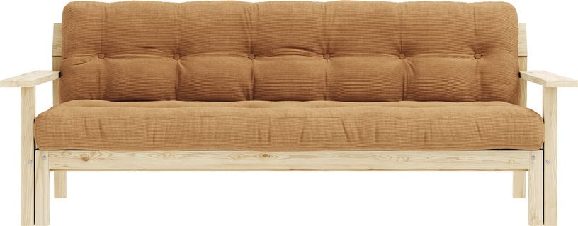 Unwind - Canapé convertible 3 places tissu marron - Vue supplémentaire 3