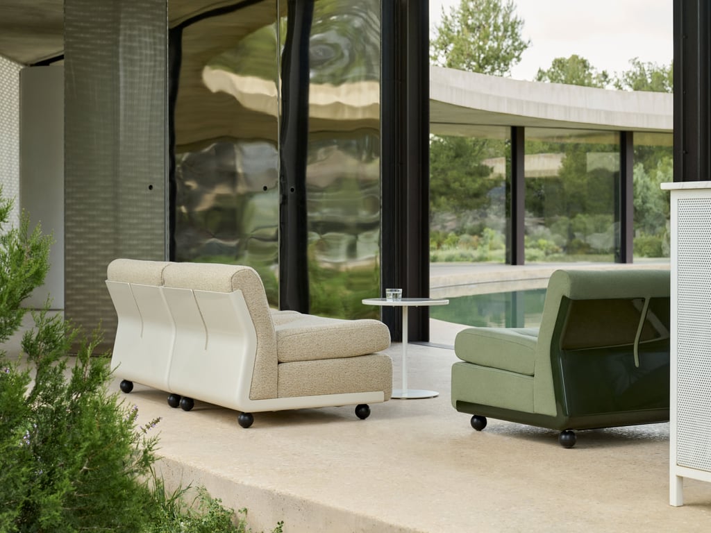Amanta - Canapé 2 places tissu beige - Vue supplémentaire 2
