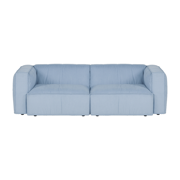 Lobi - Canapé 3 places tissu bleu - Vue supplémentaire 1