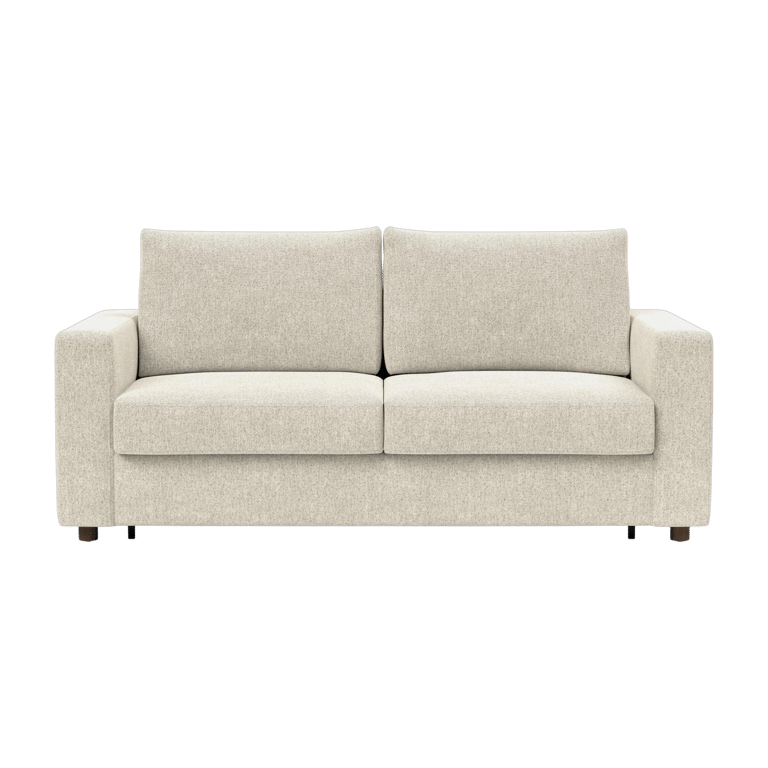 Neah - Canapé convertible 3 places tissu blanc - Vue supplémentaire 1
