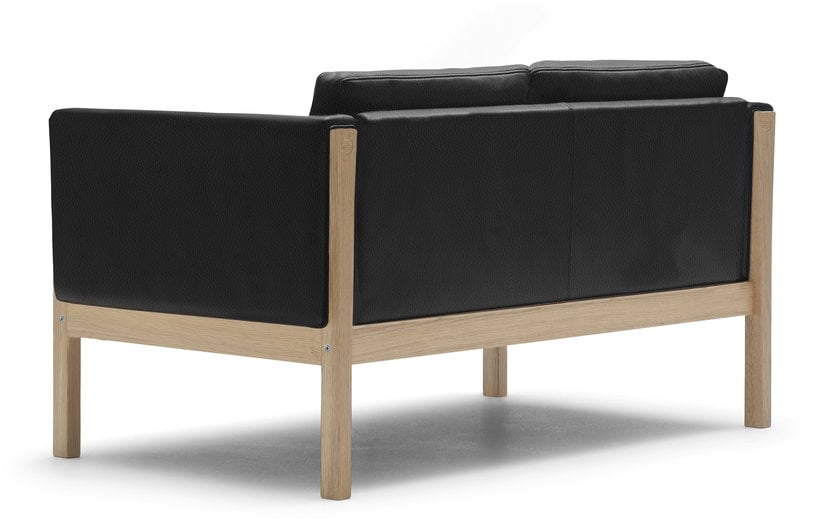 CH162 - Canapé 2 places cuir noir - Vue supplémentaire 3