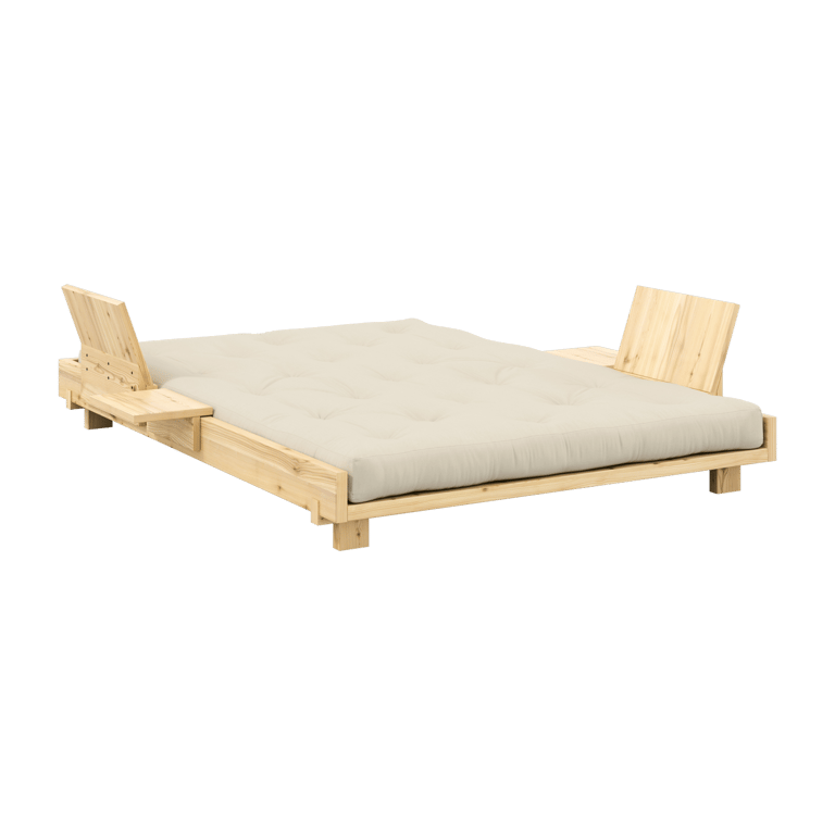 Social - Canapé convertible 3 places tissu beige - Vue supplémentaire 1