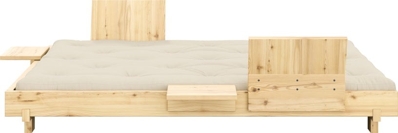 Social - Canapé convertible 3 places tissu beige - Vue supplémentaire 2