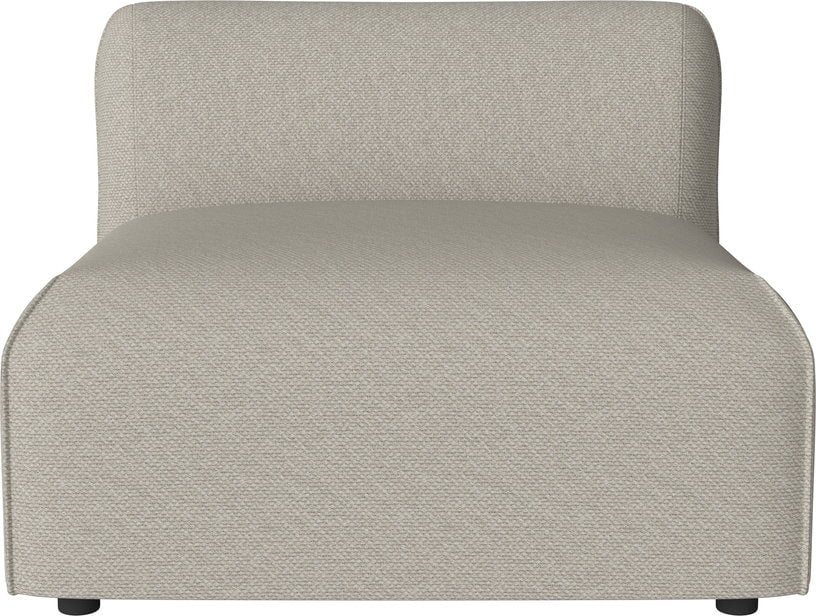 Arké - Canapé tissu bouclette beige - Vue supplémentaire 2