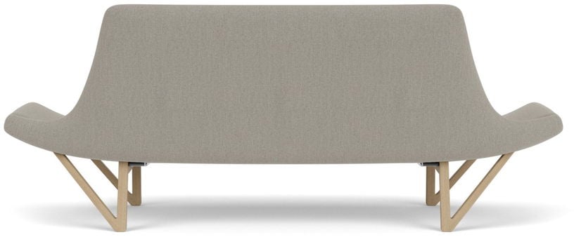 Pagode - Canapé 3 places tissu gris - Vue supplémentaire 3