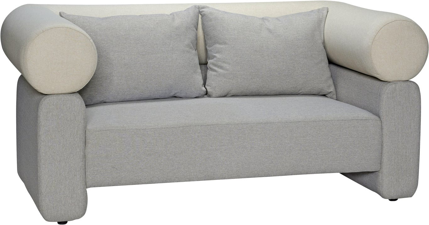 Vera - Canapé 3 places tissu gris - Vue supplémentaire 1