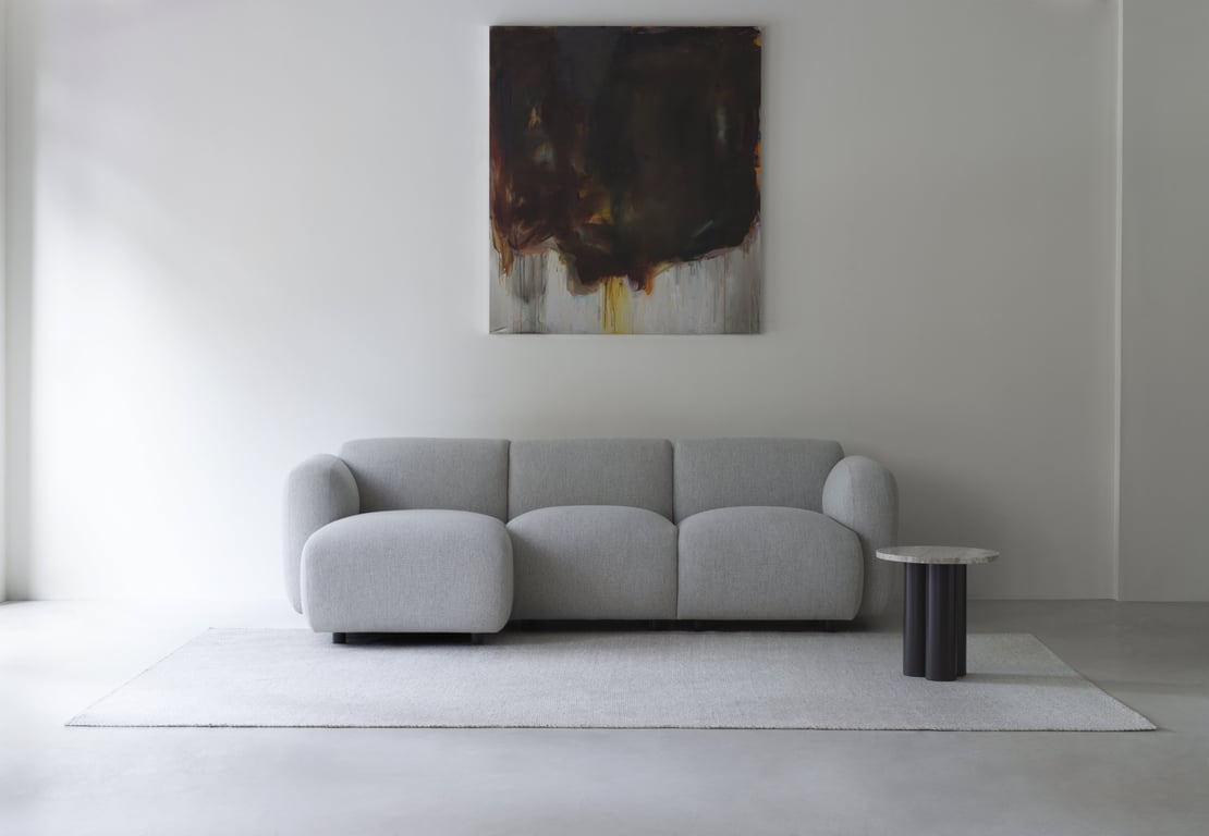 Swell - Canapé tissu gris - Vue supplémentaire 3