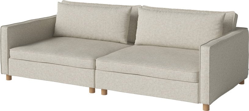 Malin - Canapé tissu beige - Vue supplémentaire 2