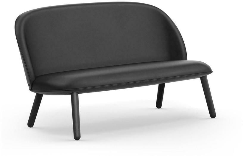Ace - Canapé 2 places cuir noir - Vue supplémentaire 2