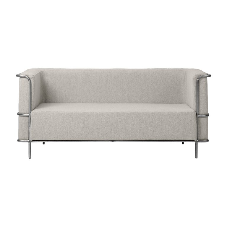 Modernist - Canapé 2 places tissu beige - Vue supplémentaire 1