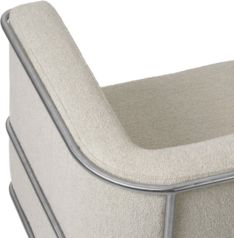 Modernist - Canapé 2 places tissu beige - Vue supplémentaire 3
