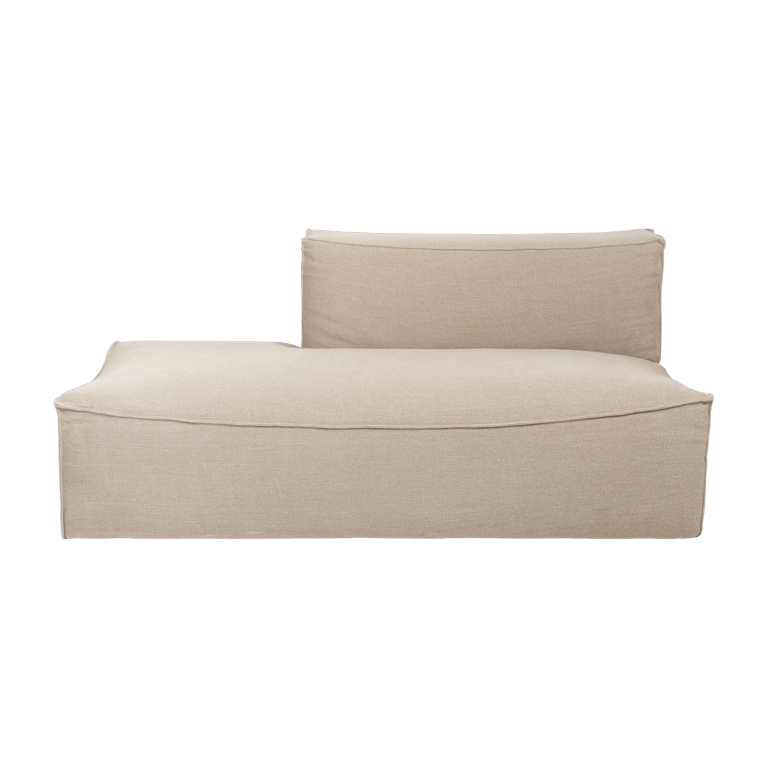 Module avec accoudoir gauche L profond beige Catena - Ferm Living