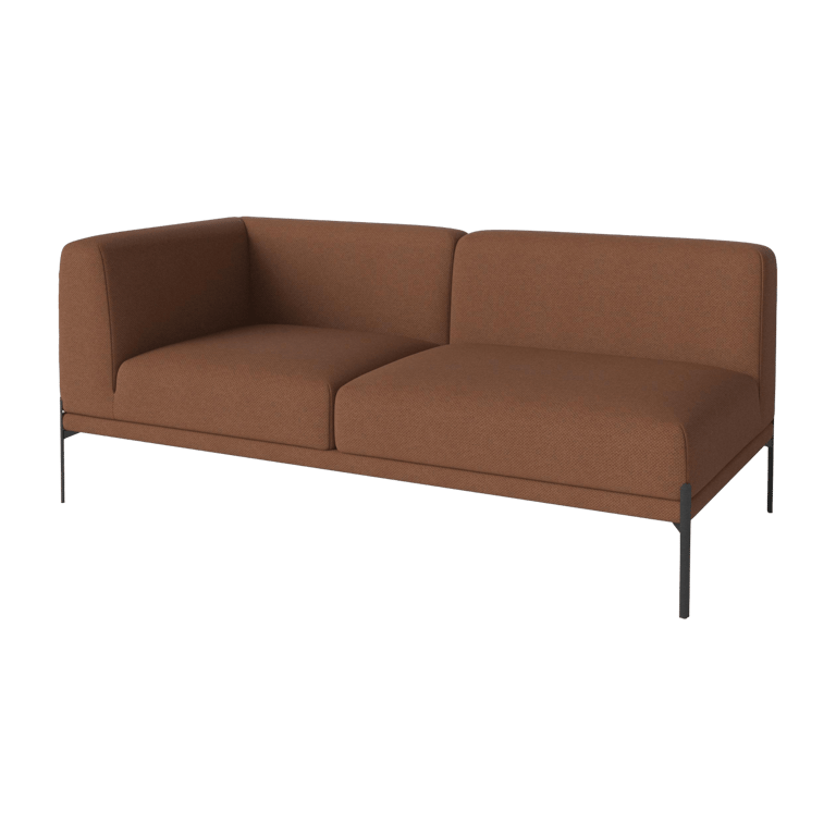 Caisa - Canapé tissu marron - Vue supplémentaire 1