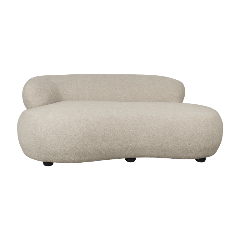 Elio - Canapé 3 places tissu beige - Vue supplémentaire 1