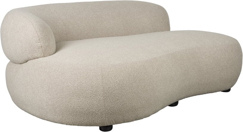 Elio - Canapé 3 places tissu beige - Vue supplémentaire 2