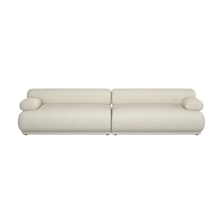 Rembrandt - Canapé 3 places tissu beige - Vue supplémentaire 1